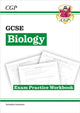 Book cover of: GCSE Biology Exam Practice Workbook (includes answers). By: CGP Books
