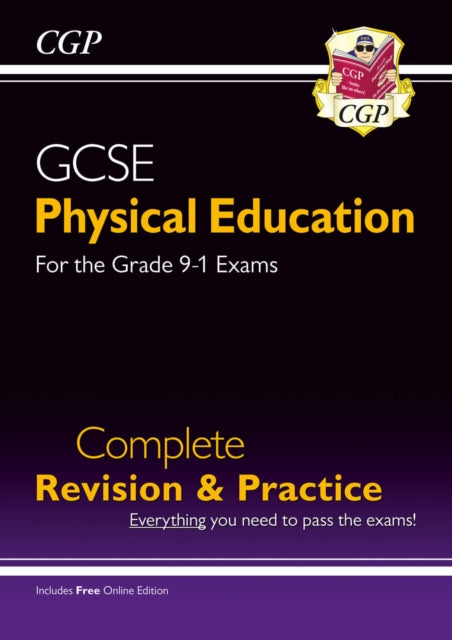 Book cover of: GCSE Physical Education Complete Revision & Practice (with Online Edition). By: CGP Books