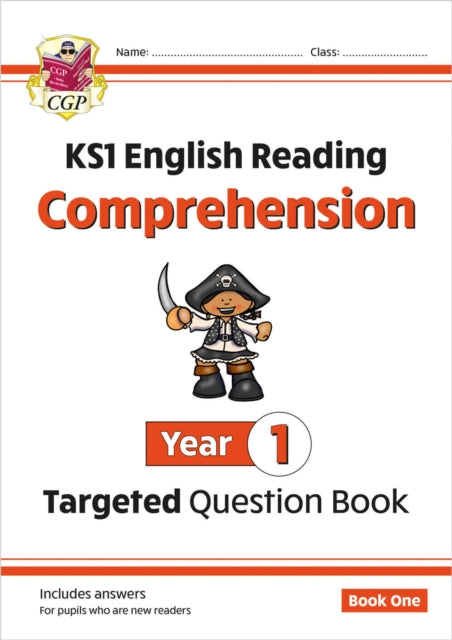 KS1 English Year 1 Reading Comprehension Targeted Question Book - Book 1 (with Answers) 9781782947585 CGP Books