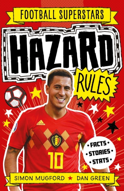 Book cover of: Football Superstars: Hazard Rules. By: Simon Mugford