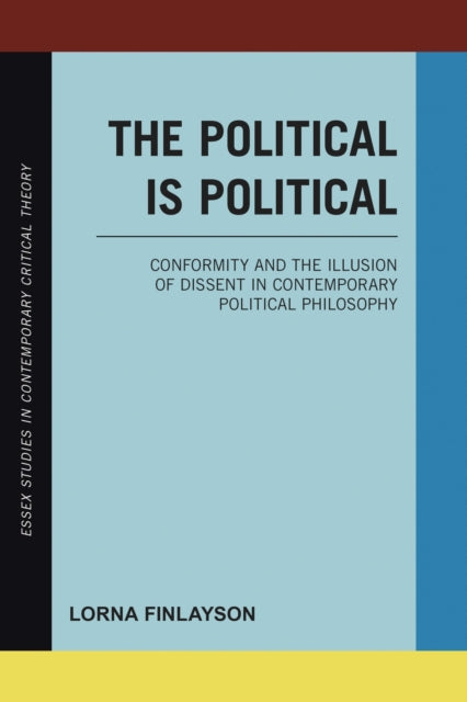 Book cover of: Political is Political. By: Lorna Finlayson