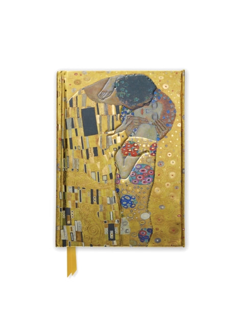 Book cover of: Gustav Klimt: The Kiss (Foiled Pocket Journal). By: Flame Tree Publishing Staff