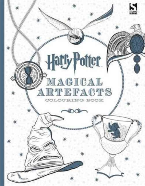 Book cover of: Harry Potter Magical Artefacts Colouring Book 4. By: Warner Brothers