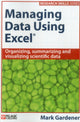 Book cover of: Managing Data Using Excel. By: Mark Gardener