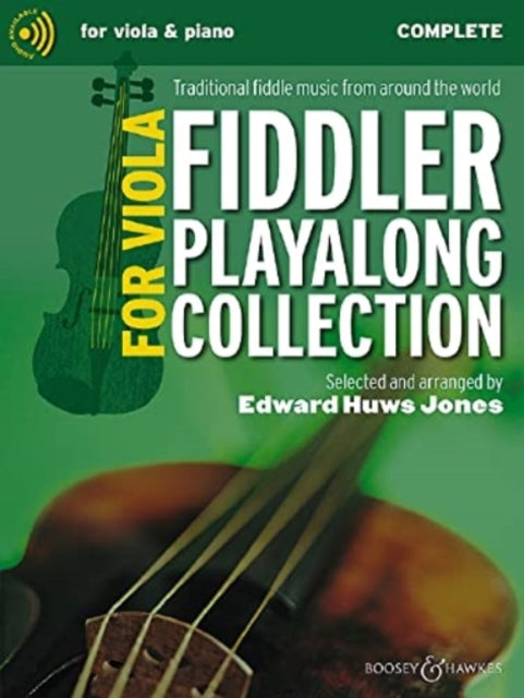 Book cover of: Fiddler Playalong Collection for Viola. By: Edward Huws Jones