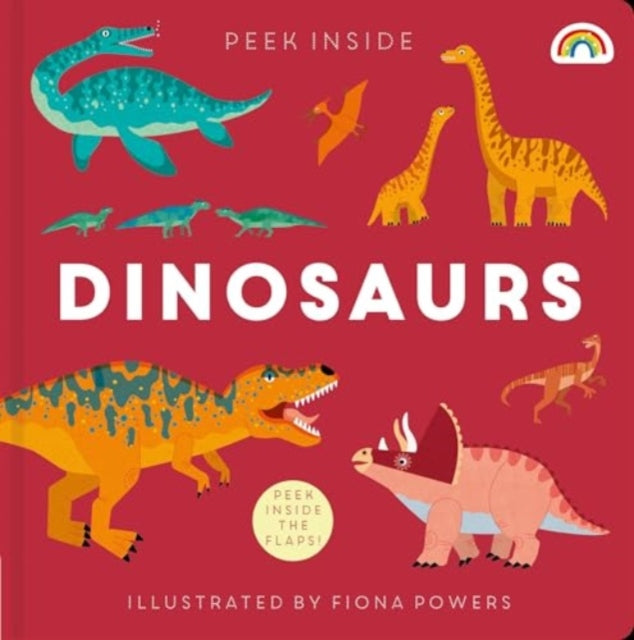 Book cover of: Peek Inside - Dinosaurs. By: Philip Dauncey; Fiona Powers
