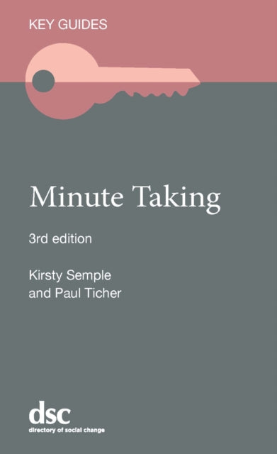 Book cover of: Minute Taking. By: Kirsty Semple