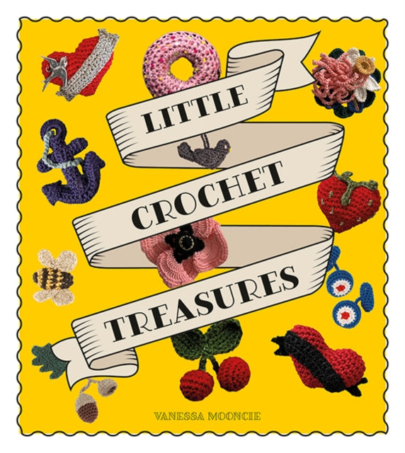 Book cover of: Little Crochet Treasures. By: V. Mooncie