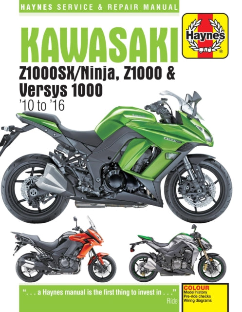 Book cover of: Kawasaki Z1000, Z1000SX & Versys ('10 - '16). By: Matthew Coombs