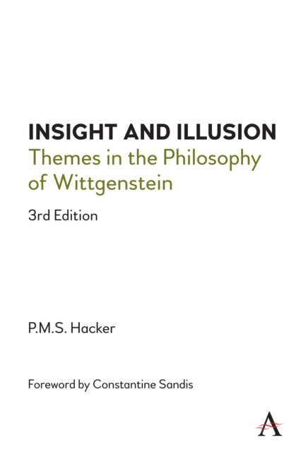 Book cover of: Insight and Illusion. By: Peter Hacker