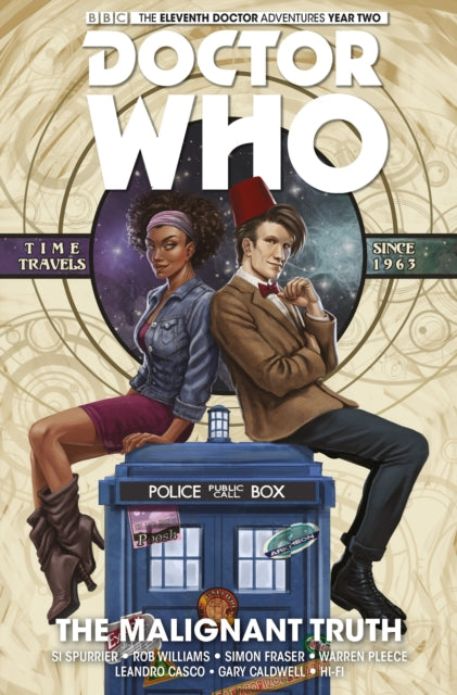 Book cover of: Doctor Who: The Eleventh Doctor Vol. 6: The Malignant Truth. By: Si Spurrier