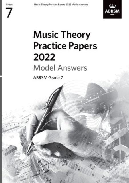 Book cover of: Music Theory Practice Papers Model Answers 2022, ABRSM Grade 7