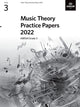 Book cover of: Music Theory Practice Papers 2022, ABRSM Grade 3
