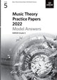 Book cover of: Music Theory Practice Papers Model Answers 2022, ABRSM Grade 5