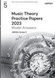 Book cover of: Music Theory Practice Papers Model Answers 2023, ABRSM Grade 5