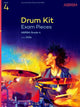 Book cover of: Drum Kit Exam Pieces from 2024, Grade 4