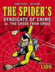 Book cover of: Spider's Syndicate of Crime vs. The Crook From Space. By: Jerry Siegel