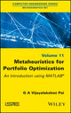 Book cover of: Metaheuristics for Portfolio Optimization. By: G. A. Vijayalakshmi Pai