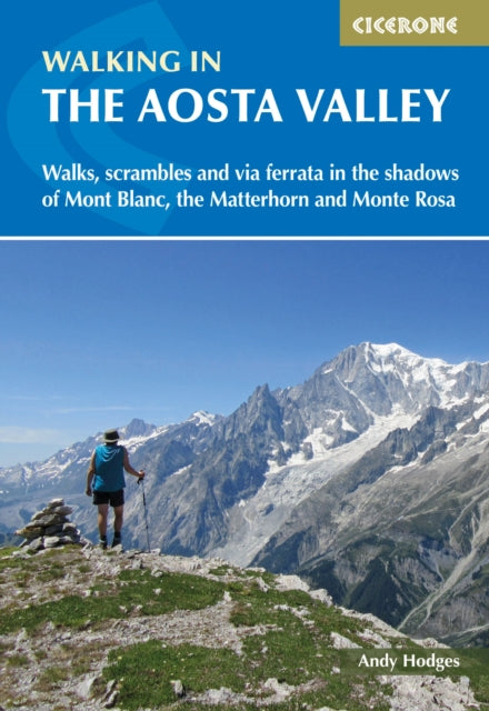 Book cover of: Walking in the Aosta Valley. By: Andy Hodges