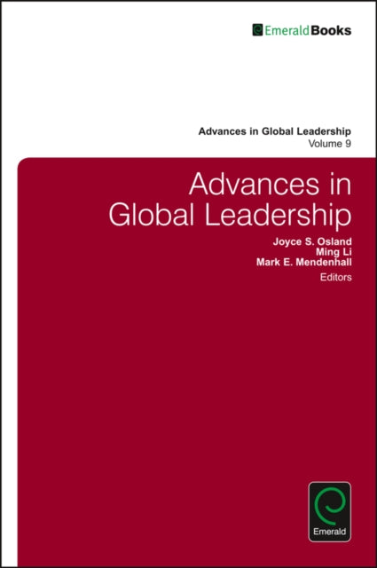 Book cover of: Advances in Global Leadership. By: Joyce S. Osland