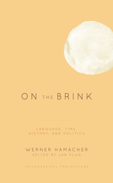 Book cover of: On the Brink. By: Werner Hamacher