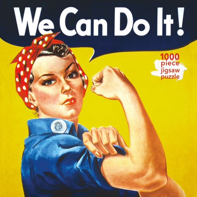 Book cover of: Adult Jigsaw Puzzle J. Howard Miller: Rosie the Riveter Poster. By: Tree Flame