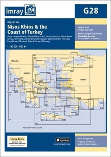 Book cover of: Imray Chart G28