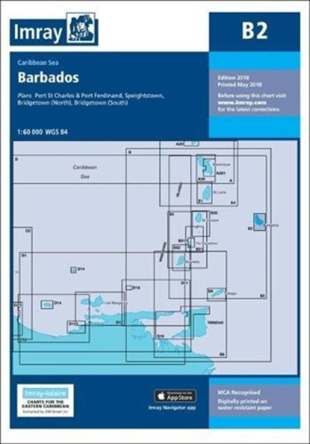 Book cover of: Imray Chart B2