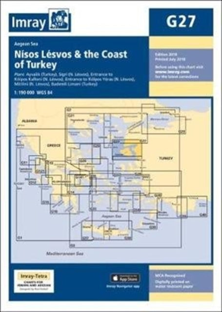 Book cover of: Imray Chart G27