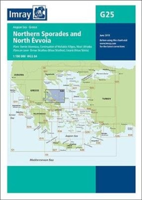Book cover of: Imray Chart G25