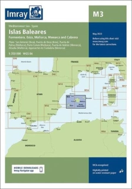 Book cover of: Imray Chart M3