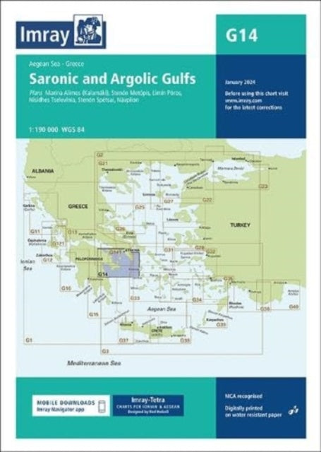 Book cover of: Imray Chart G14