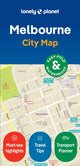 Book cover of: Lonely Planet Melbourne City Map. By: Lonely Planet