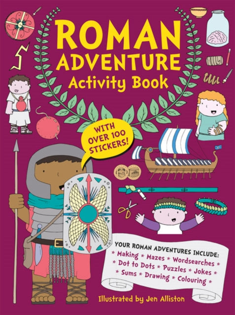 Book cover of: Roman Adventure Activity Book. By: ALLISTON, JEN
