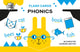 Book cover of: Bright Sparks Flash Cards - Phonics. By: LIPNIEWSKA, DOMINIKA