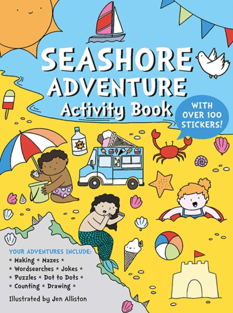 Seashore Adventure Activity Book 9781787080966 Jennifer Alliston