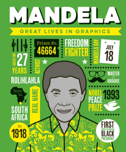 Great Lives in Graphics: Mandela 9781787081369 Great Lives in Graphics