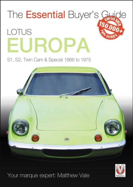 Book cover of: Lotus Europa. By: Matthew Vale