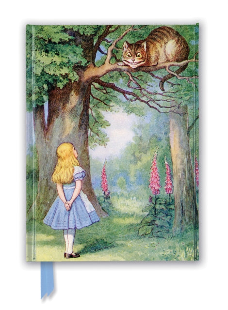 Book cover of: John Tenniel: Alice and the Cheshire Cat (Foiled Journal). By: Flame Tree Studio