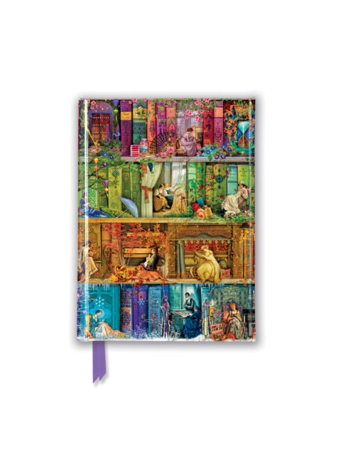 Book cover of: Aimee Stewart: A Stitch in Time Bookshelf (Foiled Pocket Journal). By: Flame Tree Studio