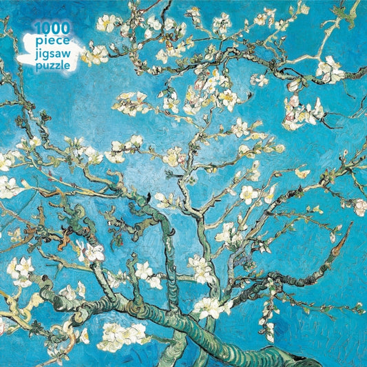 Book cover of: Adult Jigsaw Puzzle Vincent van Gogh: Almond Blossom. By: Flame Tree Studio