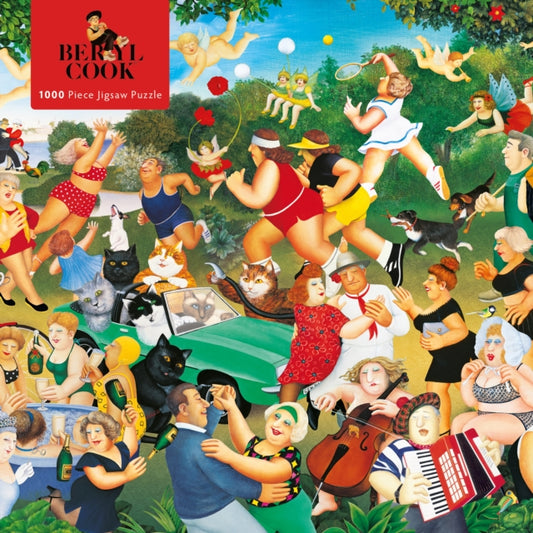 Book cover of: Adult Jigsaw Puzzle Beryl Cook: Good Times. By: Tree Flame