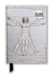 Book cover of: Leonardo da Vinci: Vitruvian Man (Foiled Blank Journal). By: Flame Tree Studio