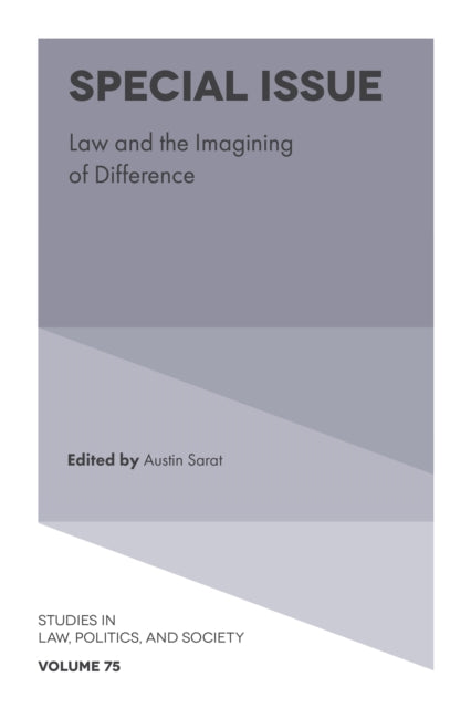 Book cover of: Special Issue. By: Austin Sarat