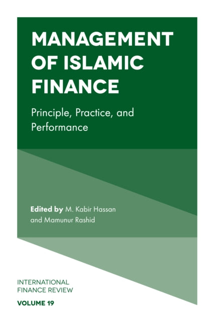 Book cover of: Management of Islamic Finance. By: M. Kabir Hassan