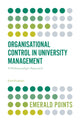 Book cover of: Organisational Control in University Management. By: Eneli Kindsiko