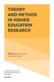 Book cover of: Theory and Method in Higher Education Research. By: Jeroen Huisman