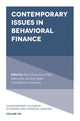 Book cover of: Contemporary Issues in Behavioral Finance. By: Simon Grima