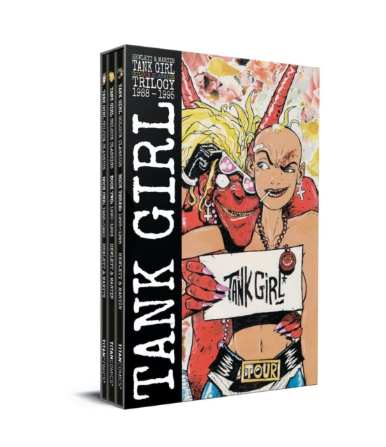 Tank Girl: Colour Classics Trilogy (1988-1995) Boxed Set 9781787739468 Jamie Hewlett