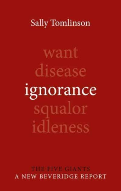 Book cover of: Ignorance. By: Sally Tomlinson